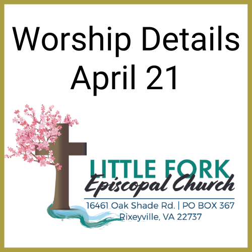 Worship & Livestream April 21, 2024
