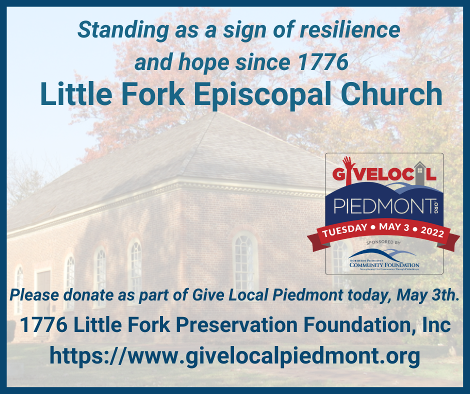 Give Local Piedmont Little Fork Episcopal Church