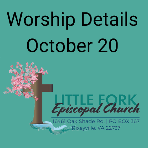 Worship & Livestream October 20, 2024