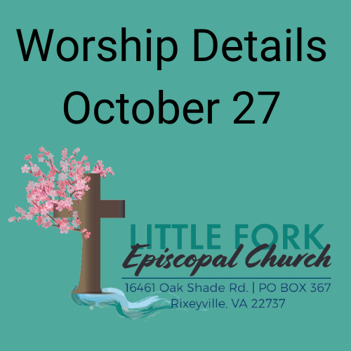 Worship & Livestream October 27, 2024